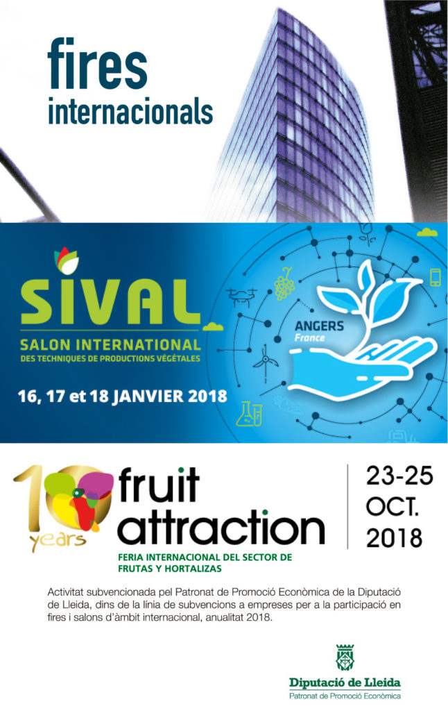 Argilés ha estado presente en la feria Sival 2018 en Angers (Francia) y asistirá a Fruit Attraction 2018 en Madrid (España)