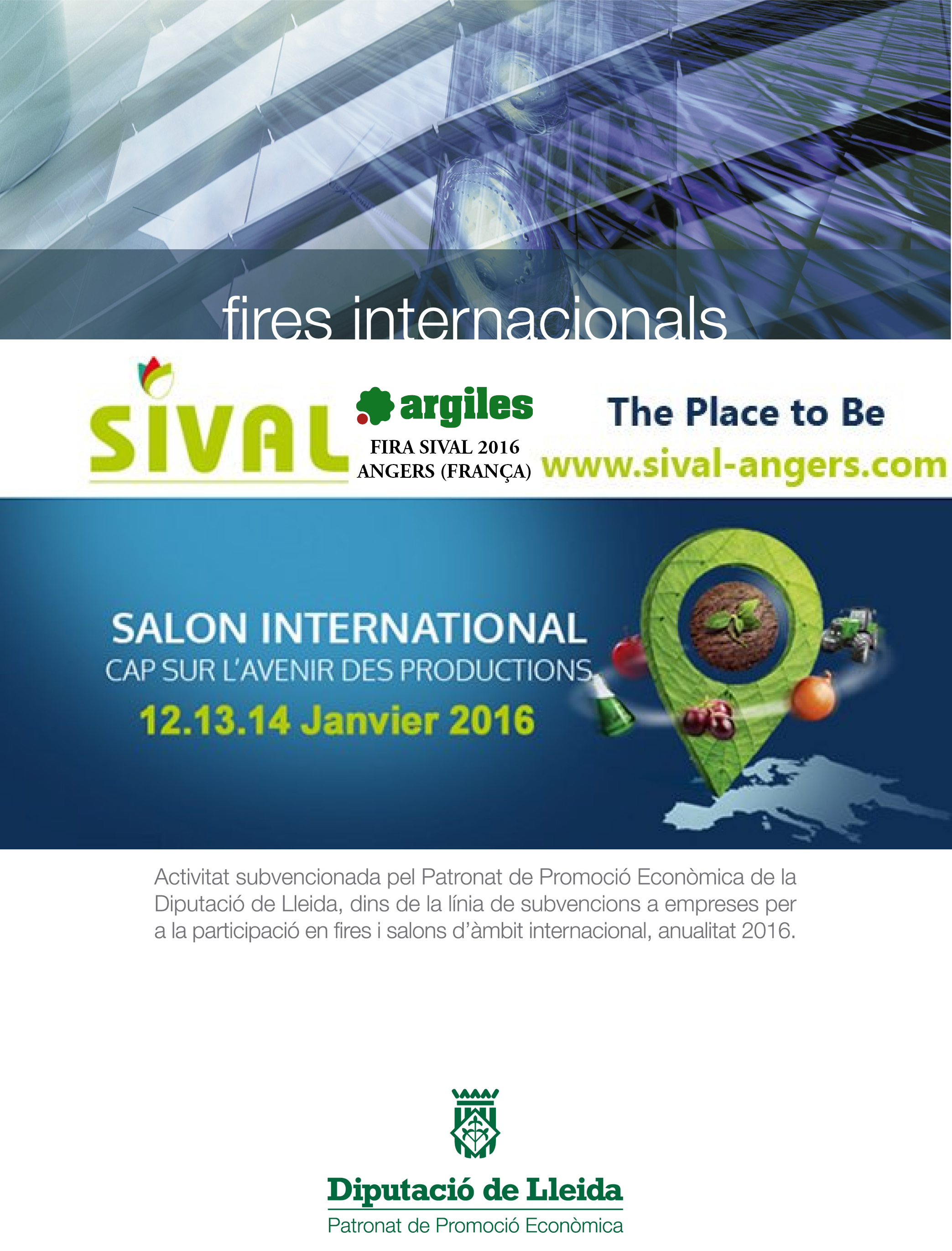 Argilés ha estado presente en la feria Sival 2016 en Angers (Francia) y en Fruit Attraction 2016 en Madrid (España)